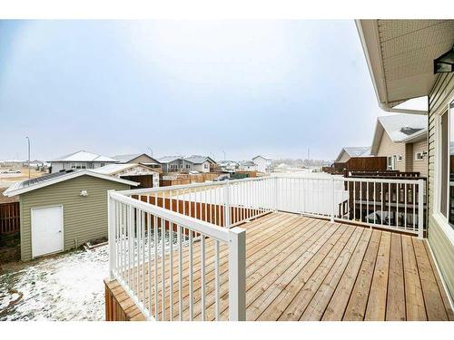 33 Athens Road, Blackfalds, AB - Outdoor With Deck Patio Veranda With Exterior