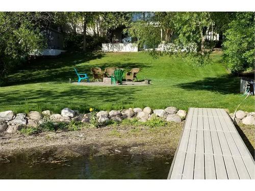 4804 Lake Street, Alix, AB - Outdoor With Body Of Water With Backyard