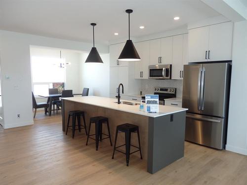 45 Inglis Crescent, Sylvan Lake, AB - Indoor Photo Showing Kitchen With Double Sink With Upgraded Kitchen