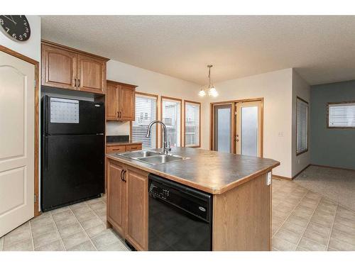 19 Jones Crescent, Red Deer, AB - Indoor Photo Showing Kitchen With Double Sink