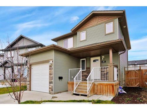 28 Almond Crescent, Blackfalds, AB - Outdoor With Deck Patio Veranda