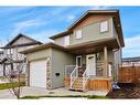 28 Almond Crescent, Blackfalds, AB  - Outdoor With Deck Patio Veranda 