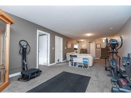 80 Trimble Close, Red Deer, AB - Indoor Photo Showing Gym Room