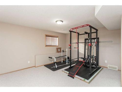 122 Langford Crescent, Red Deer, AB - Indoor Photo Showing Gym Room