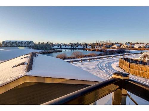 81 Portway Close, Blackfalds, AB - Outdoor With Body Of Water With View