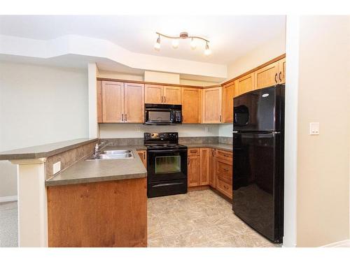 104-69 Ironstone Drive, Red Deer, AB - Indoor Photo Showing Kitchen With Double Sink