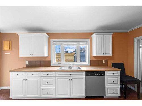 4930 48 Street, Sedgewick, AB - Indoor Photo Showing Kitchen With Double Sink