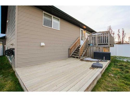 199 Cedar Square, Blackfalds, AB - Outdoor With Deck Patio Veranda With Exterior