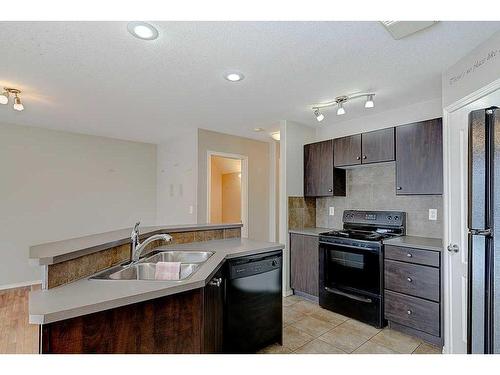 195 Ibbotson Close, Red Deer, AB - Indoor Photo Showing Kitchen With Double Sink