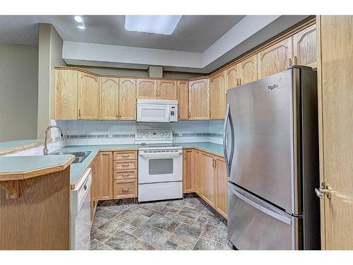 209-4512 52 Avenue, Red Deer, AB - Indoor Photo Showing Kitchen