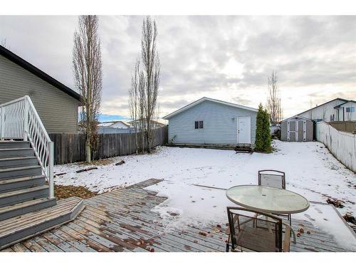 4905 Westbrooke Road, Blackfalds, AB - Outdoor With Deck Patio Veranda With Exterior