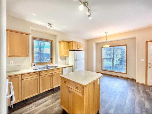 57 Abel Close West, Red Deer, AB - Indoor Photo Showing Kitchen With Double Sink