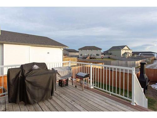 41 Mackenzie Avenue, Lacombe, AB - Outdoor With Deck Patio Veranda With Exterior