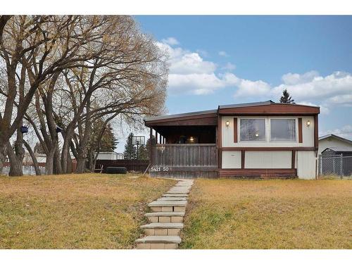 5421 50 Street, Camrose, AB - Outdoor With Deck Patio Veranda