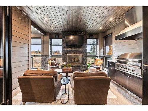 20 Sagewood Close, Red Deer, AB - Indoor With Fireplace