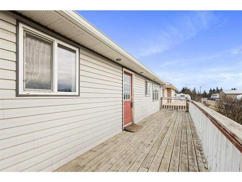 4848 51 Avenue, Eckville, AB - Outdoor With Deck Patio Veranda With Exterior