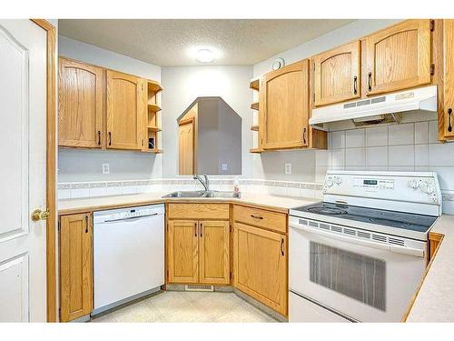 49 Old Boomer Road, Sylvan Lake, AB - Indoor Photo Showing Kitchen With Double Sink