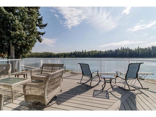 125-25173 Township Road 364, Rural Red Deer County, AB - Outdoor With Body Of Water With Deck Patio Veranda With View