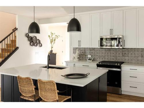 132 Meadow Ponds Drive, Rural Clearwater County, AB - Indoor Photo Showing Kitchen With Upgraded Kitchen