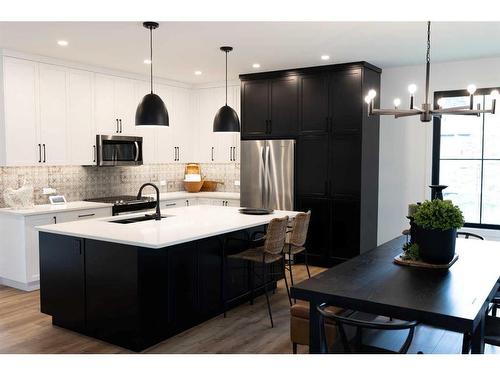 132 Meadow Ponds Drive, Rural Clearwater County, AB - Indoor Photo Showing Kitchen With Upgraded Kitchen