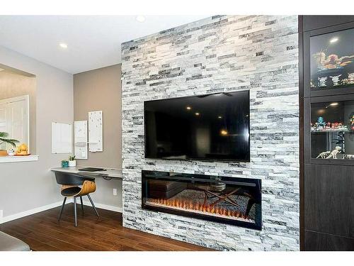 18 Caribou Crescent, Red Deer, AB - Indoor Photo Showing Other Room With Fireplace