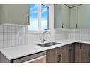 122 Gray Close, Sylvan Lake, AB  - Indoor Photo Showing Kitchen With Double Sink 