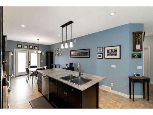 5311 48 Street, Innisfail, AB - Indoor Photo Showing Kitchen With Double Sink