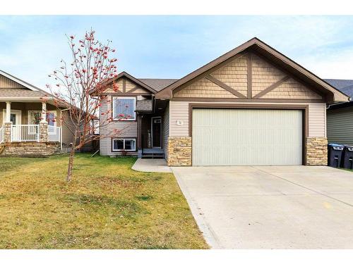 70 Rozier Close, Sylvan Lake, AB - Outdoor With Deck Patio Veranda With Facade