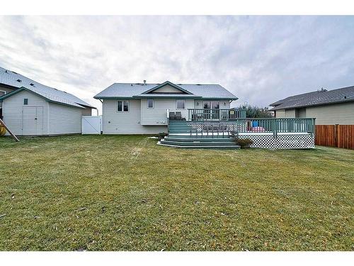 34 Fieldstone Way, Sylvan Lake, AB - Outdoor With Deck Patio Veranda