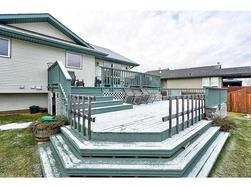 34 Fieldstone Way, Sylvan Lake, AB - Outdoor With Deck Patio Veranda With Exterior