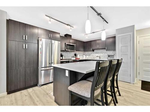 2206-10 Market Boulevard, Airdrie, AB - Indoor Photo Showing Kitchen With Upgraded Kitchen