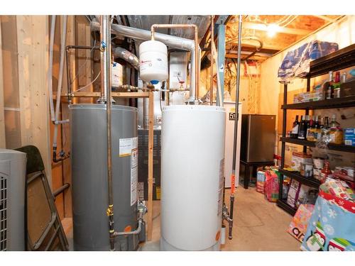 67 Burris Pointe, Lacombe, AB - Indoor Photo Showing Basement