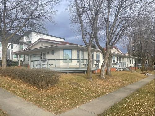 A-4821 54 Street, Camrose, AB - Outdoor With Deck Patio Veranda With Facade