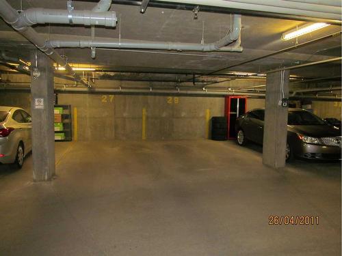 307-5601 Kerrywood Drive, Red Deer, AB - Indoor Photo Showing Garage