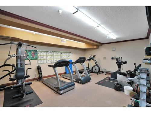 324-5300 48 Street, Red Deer, AB - Indoor Photo Showing Gym Room