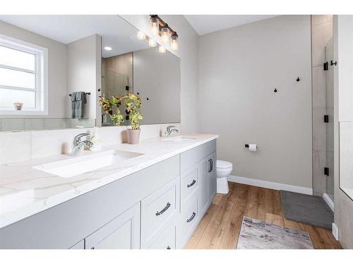 18 Metcalf Way, Lacombe, AB - Indoor Photo Showing Bathroom