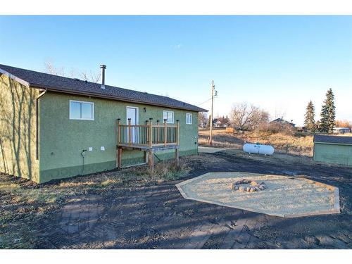 5204 51St Avenue, Alix, AB - Outdoor With Deck Patio Veranda