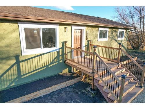 5204 51St Avenue, Alix, AB - Outdoor With Deck Patio Veranda With Exterior