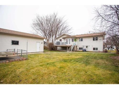 72 Hathaway Lane, Lacombe, AB - Outdoor With Deck Patio Veranda