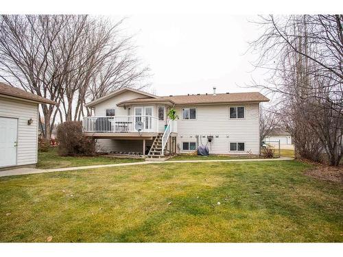 72 Hathaway Lane, Lacombe, AB - Outdoor With Deck Patio Veranda