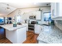 16 Duval Close, Red Deer, AB  - Indoor Photo Showing Kitchen With Stainless Steel Kitchen With Double Sink With Upgraded Kitchen 