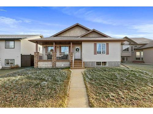 89 Lakeway Boulevard, Sylvan Lake, AB - Outdoor With Deck Patio Veranda With Facade