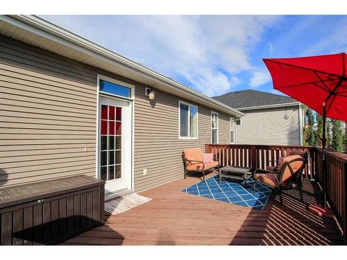 7123 Henner'S Road, Lacombe, AB - Outdoor With Deck Patio Veranda With Exterior