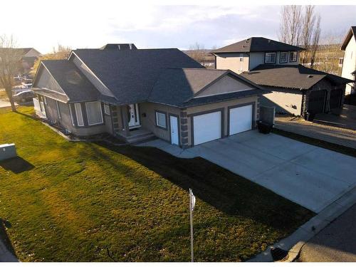 36 Burris Pointe, Lacombe, AB - Outdoor With Facade