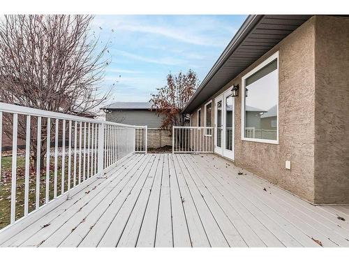 36 Burris Pointe, Lacombe, AB - Outdoor With Deck Patio Veranda With Exterior