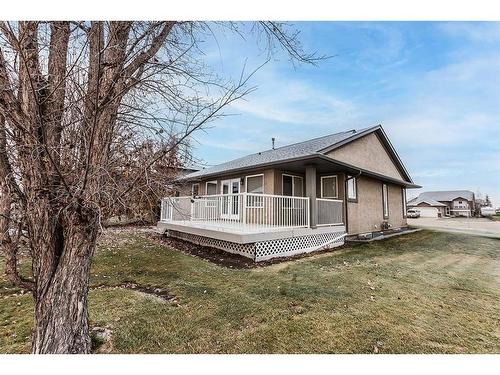 36 Burris Pointe, Lacombe, AB - Outdoor With Deck Patio Veranda