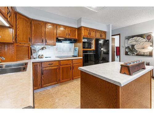 8 Ramsey Close, Red Deer, AB - Indoor Photo Showing Kitchen With Double Sink