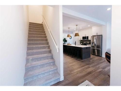 D-20 Evergreen Way, Red Deer, AB - Indoor Photo Showing Kitchen With Double Sink