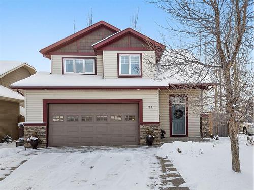 147 Webster Drive, Red Deer, AB - Outdoor With Facade