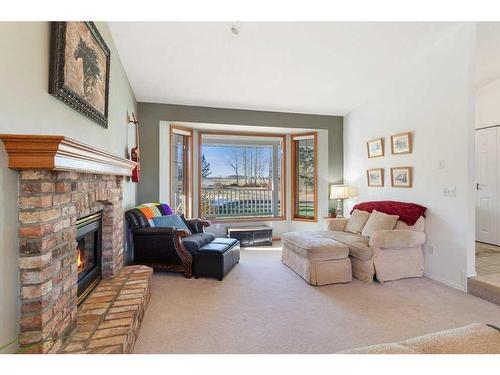 400005 Highway 761, Rural Clearwater County, AB - Indoor Photo Showing Living Room With Fireplace